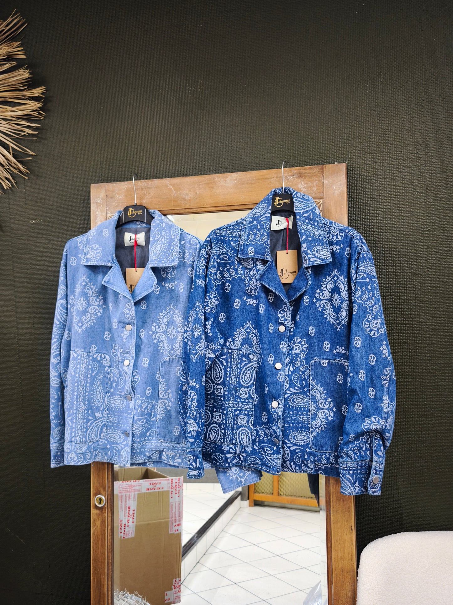 Veste Bandana Jeans Brut Johanna Paris