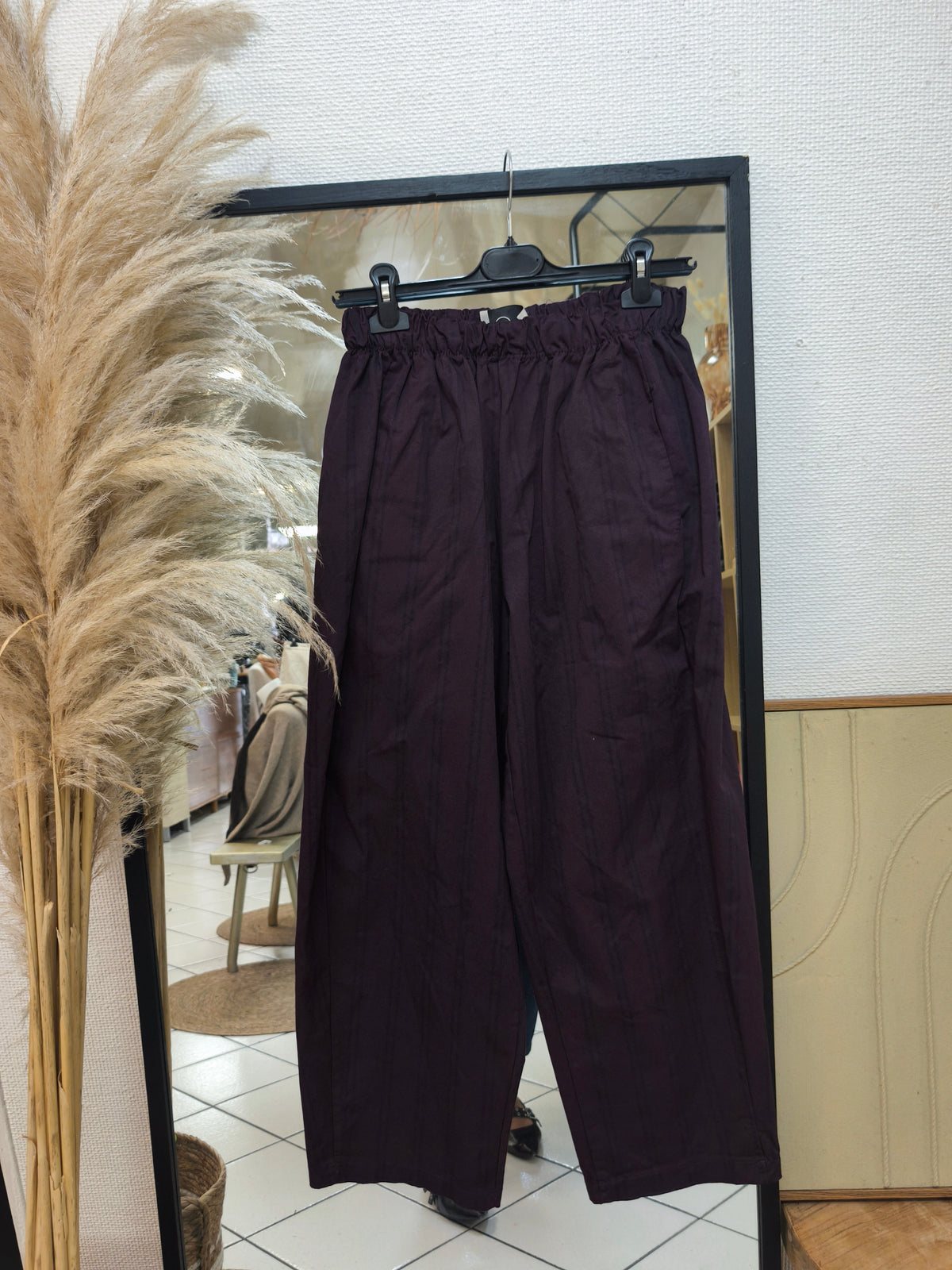 Pantalon Magic Violet Rayé - Johanna Paris