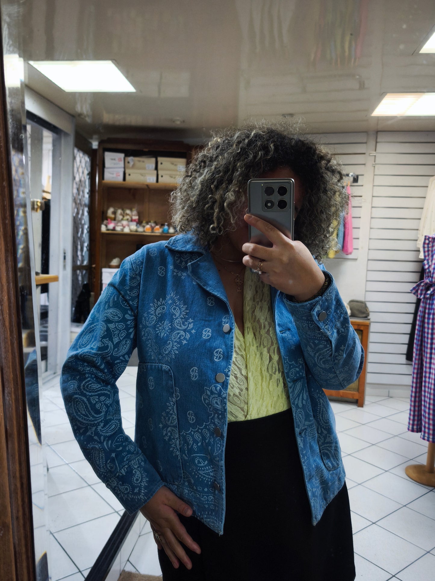 Veste Bandana Jeans Clair Johanna Paris