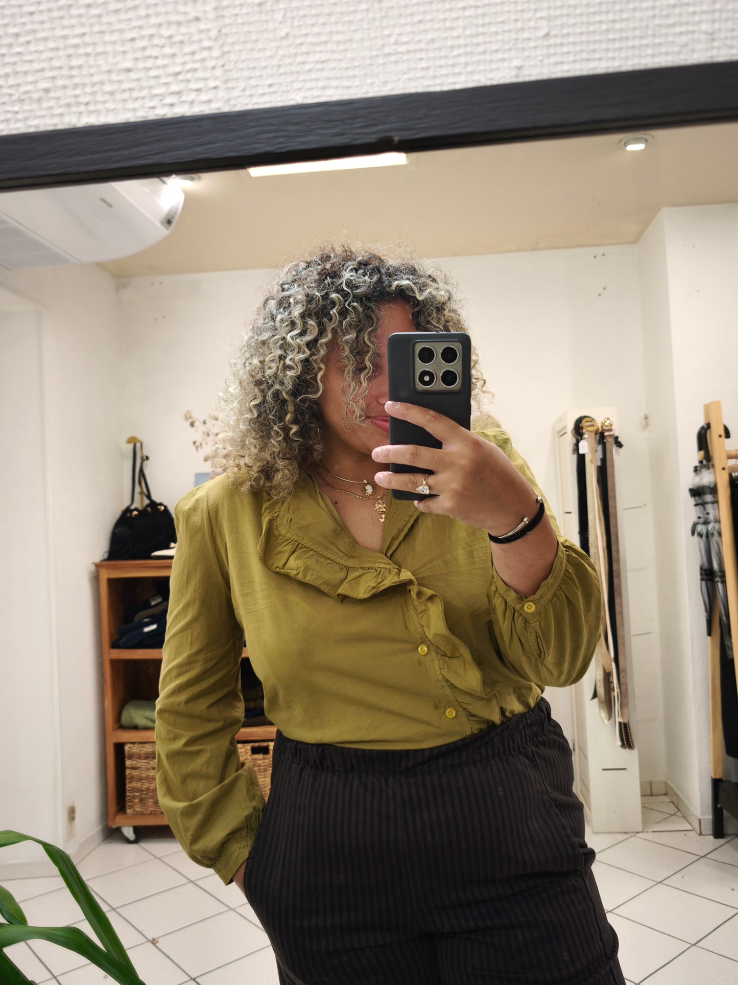 Chemise Maxime Moutarde - Johanna Paris