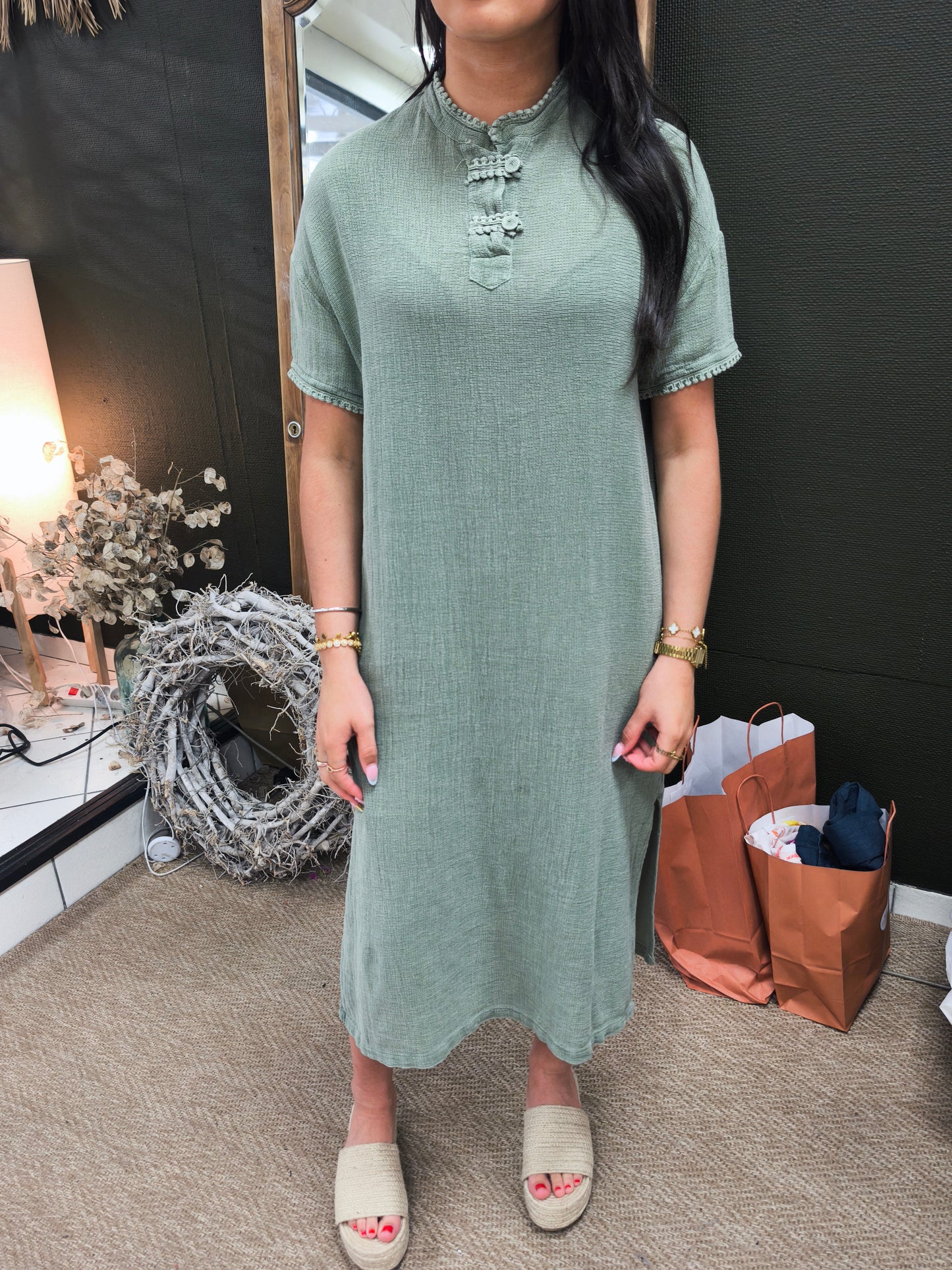 Robe Vias Kaki - Johanna Paris