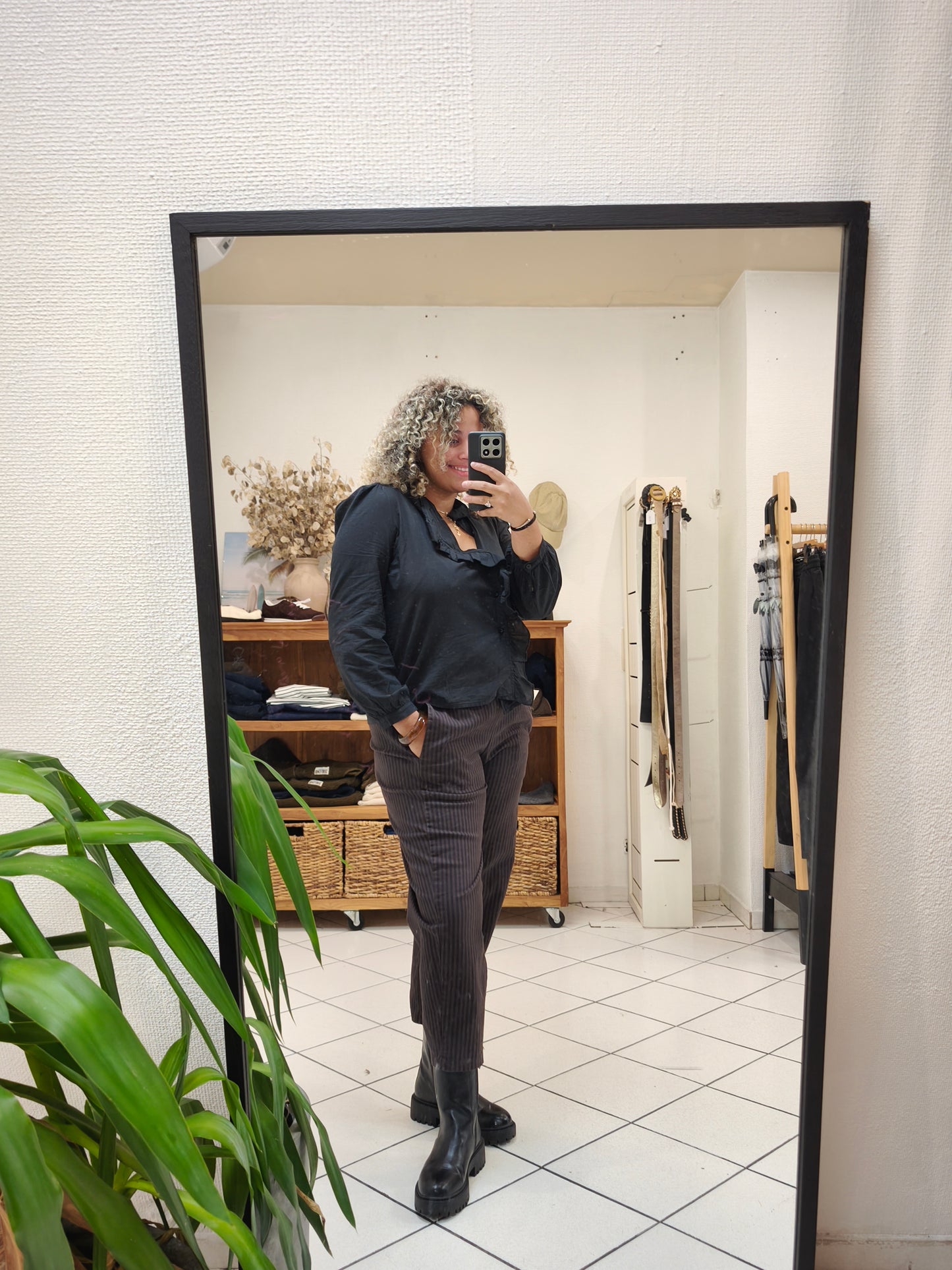 Chemise Maxime Noir - Johanna Paris