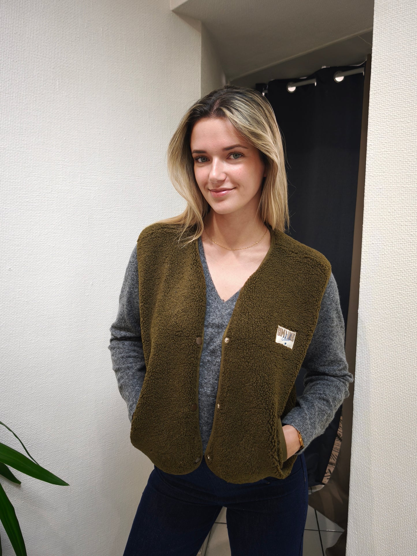 Gilet Comfy Lovers - Kaki