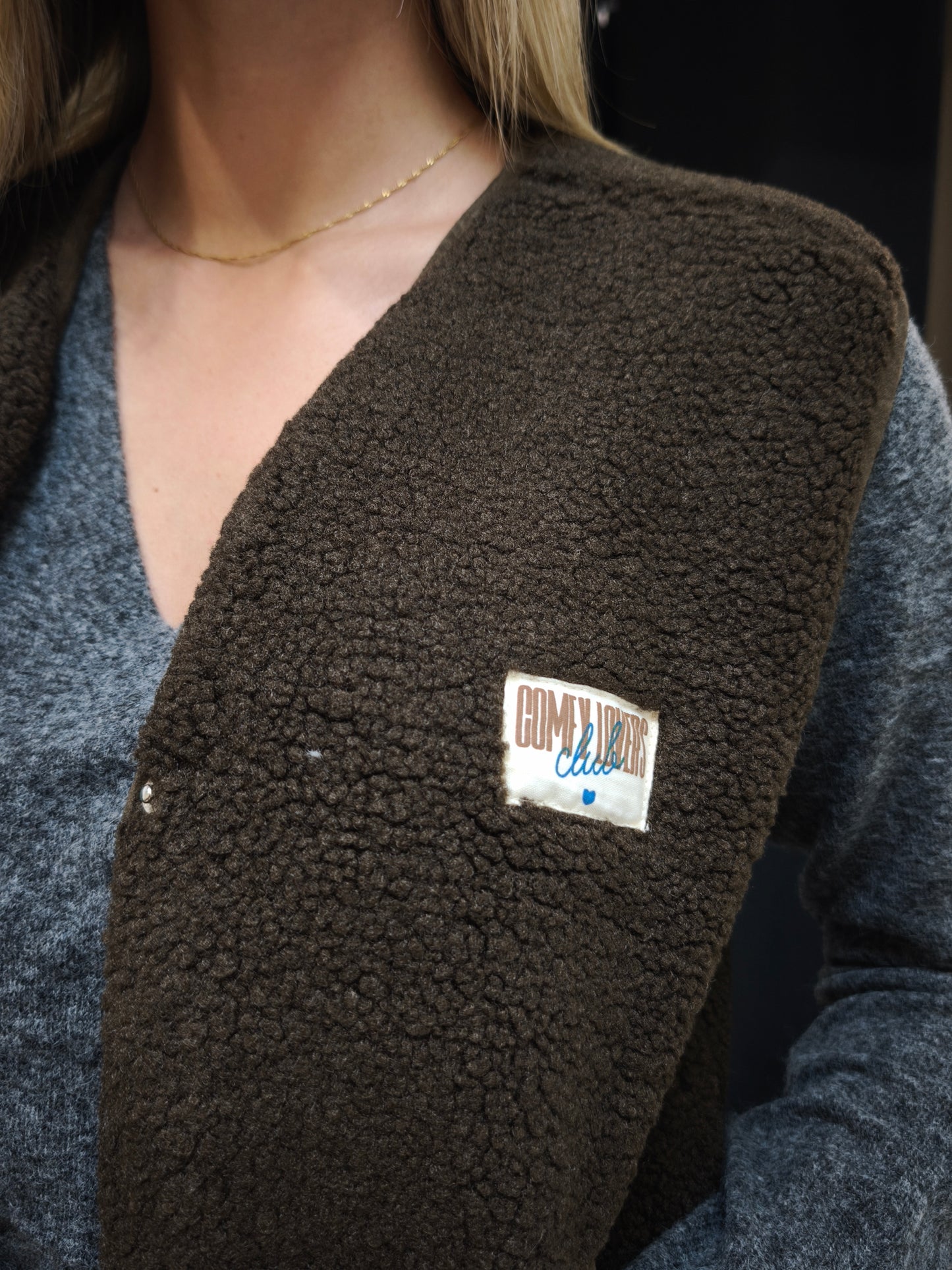 Gilet Comfy Lovers - Choco