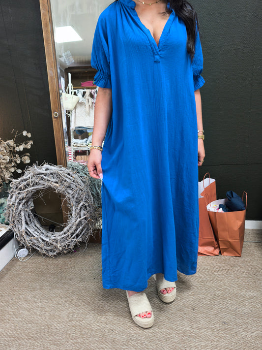 Robe Adélaïde Bleu - Johanna Paris