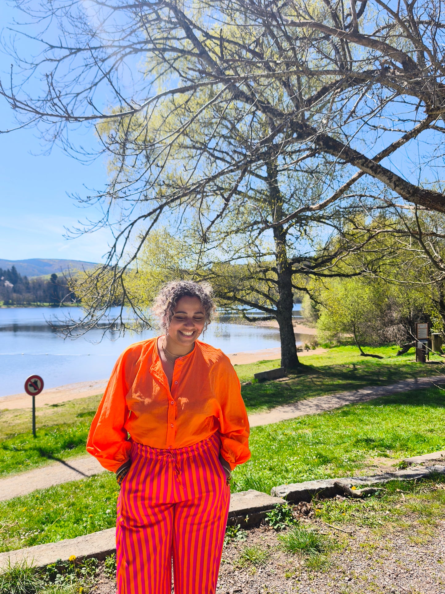 Pantalon Lili Orange - Johanna Paris