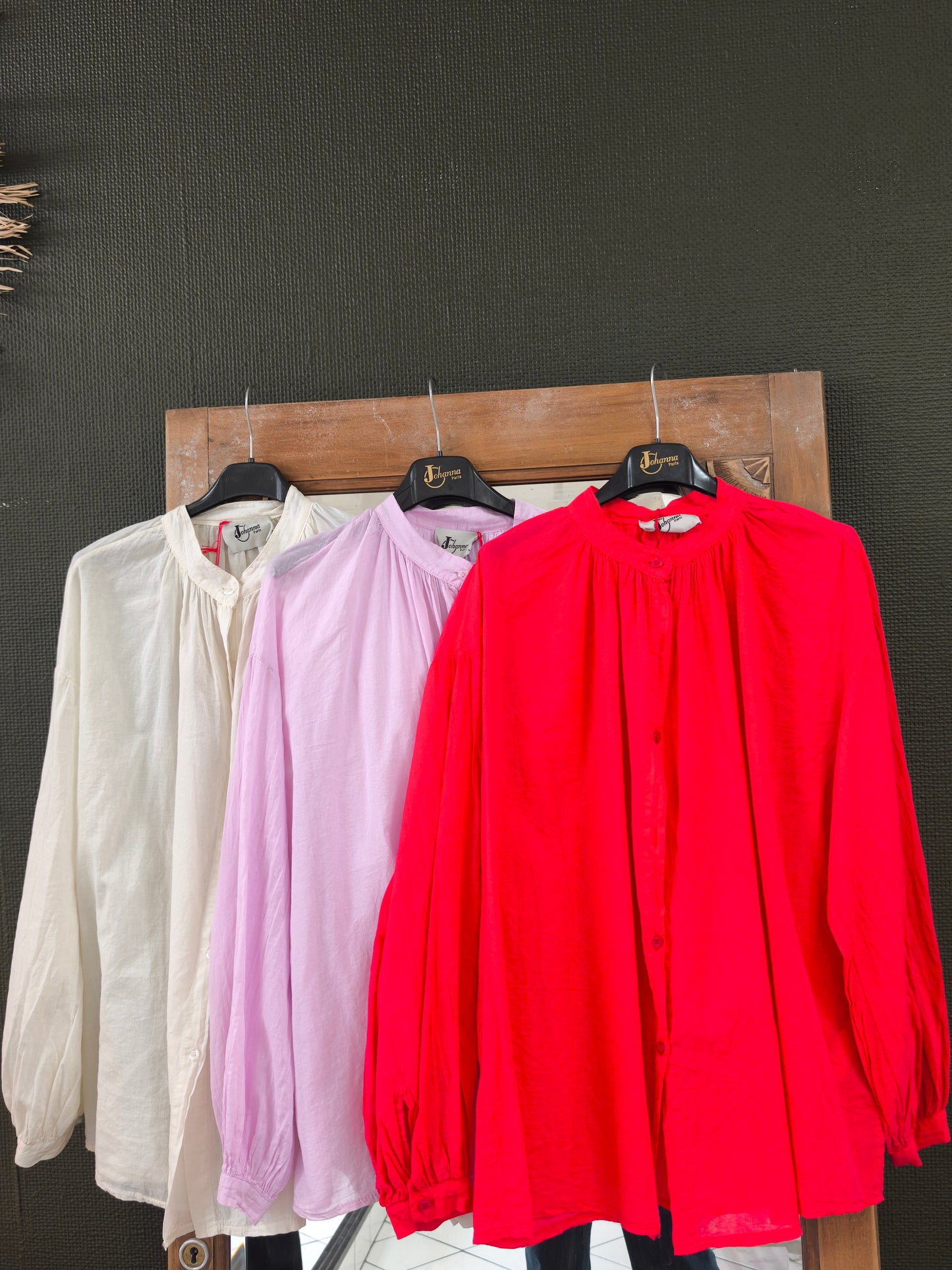 Chemise Peintre rouge Johanna Paris