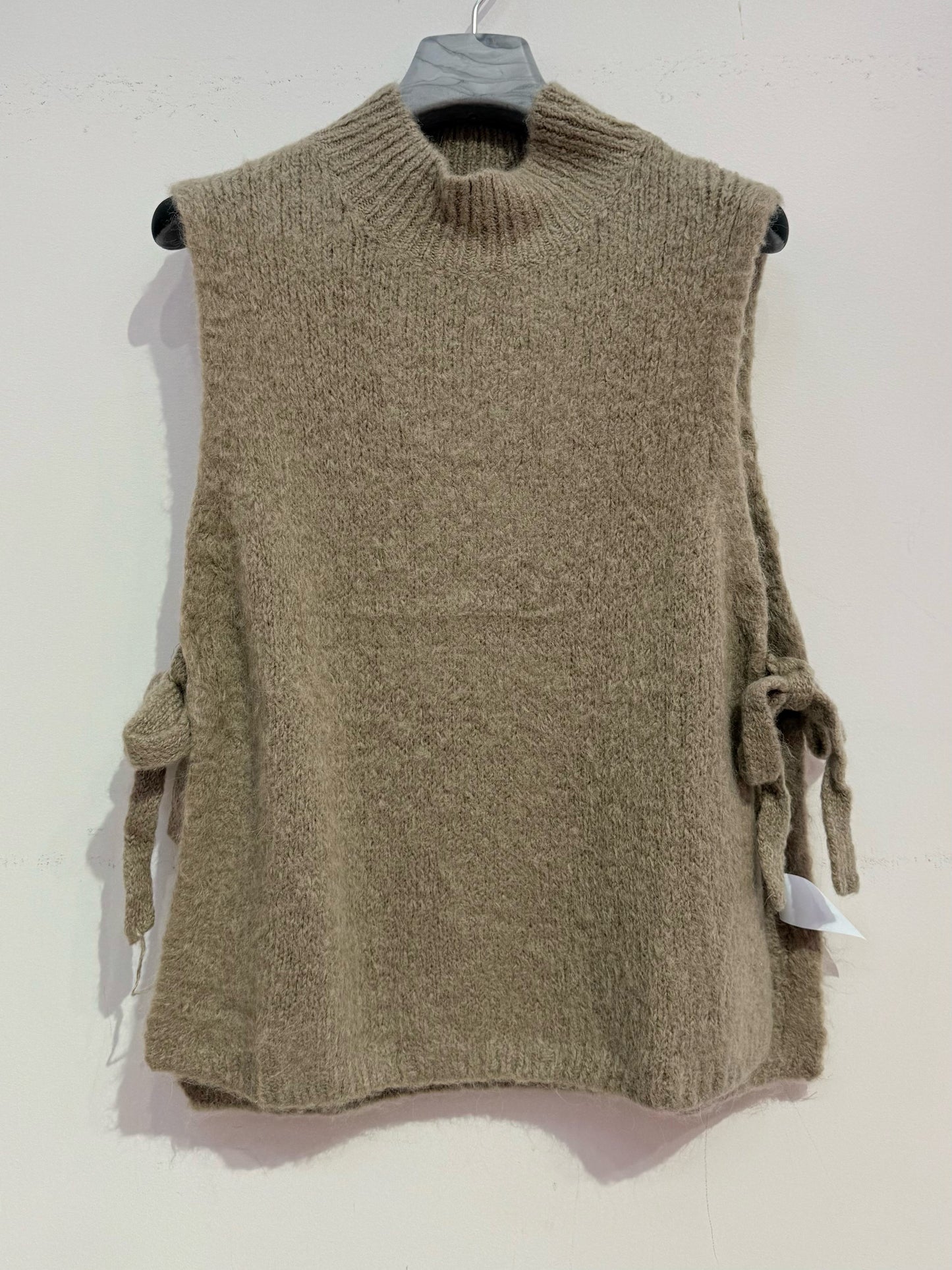 Pull sans manches Alpaga - Taupe