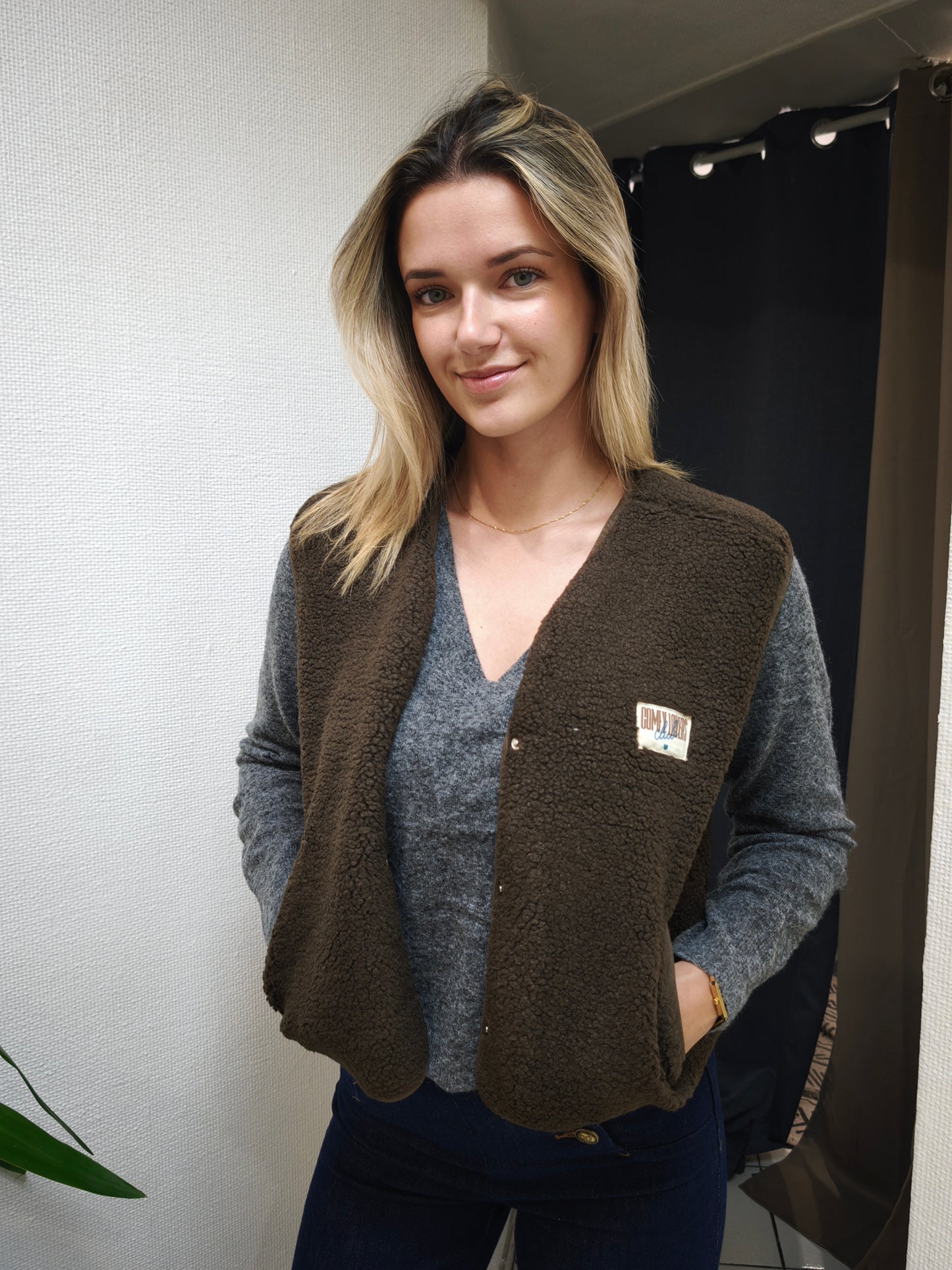 Gilet Comfy Lovers - Choco