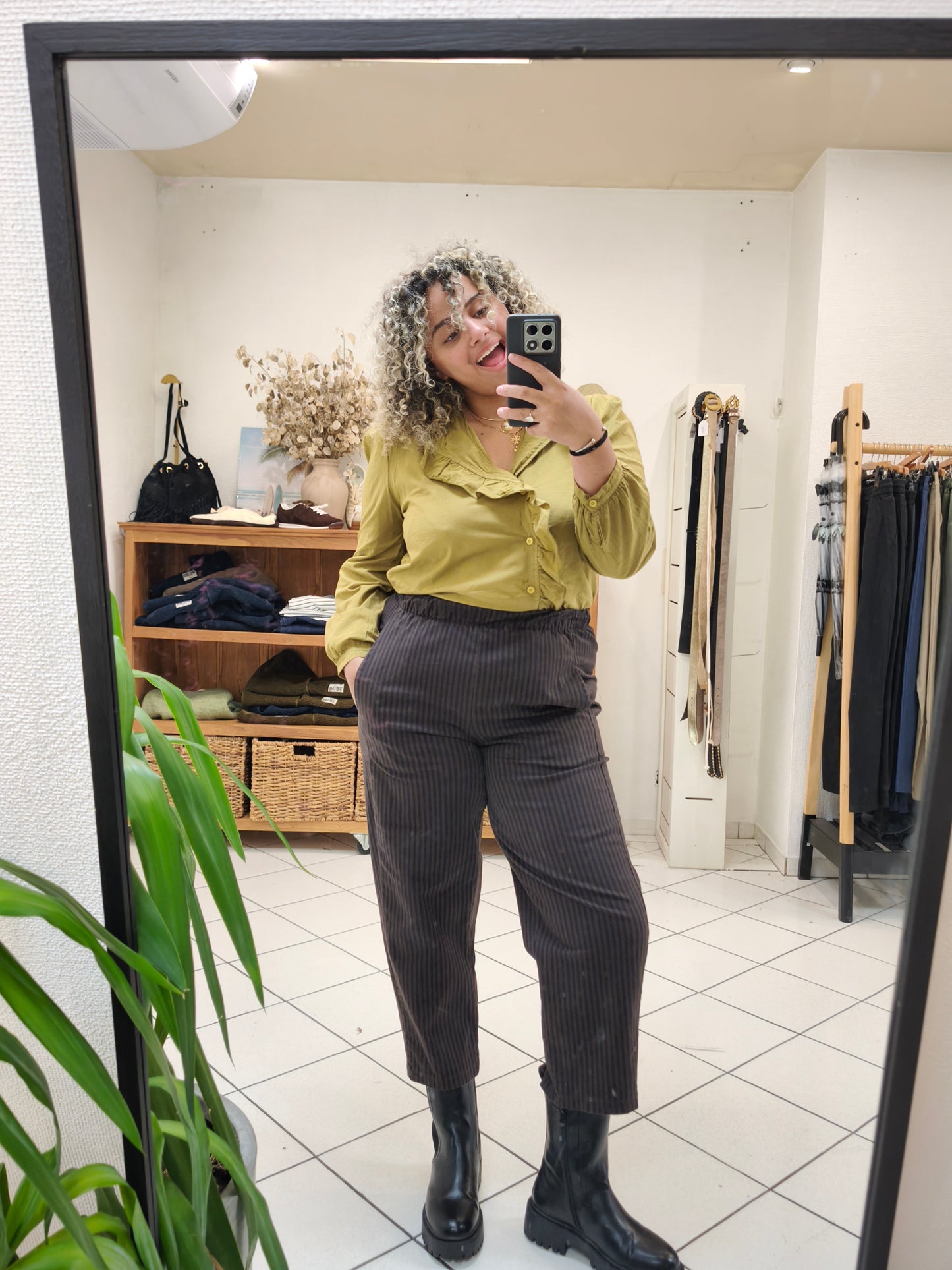 Chemise Maxime Moutarde - Johanna Paris