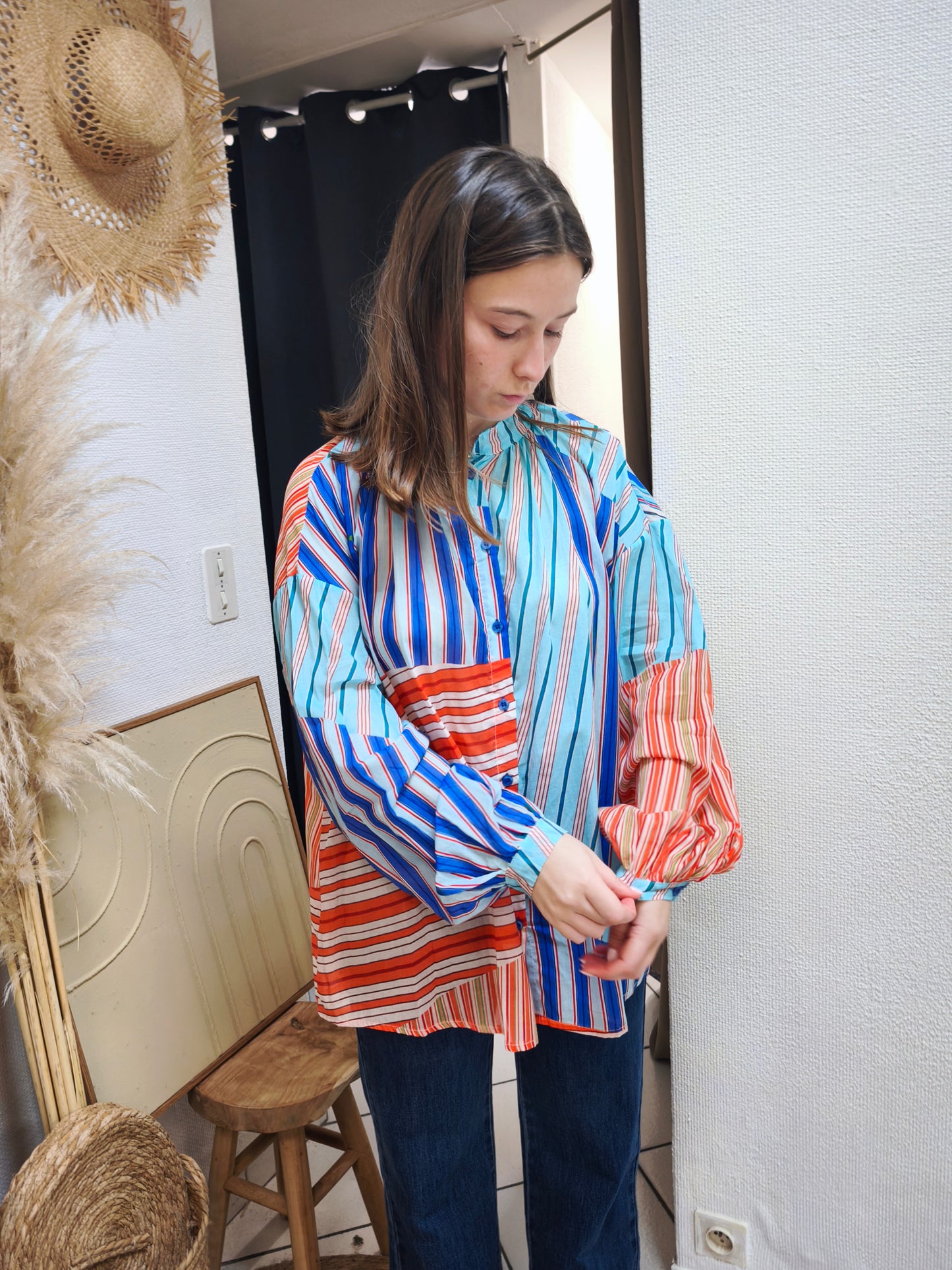 Chemise Lisia Bleu Johanna Paris