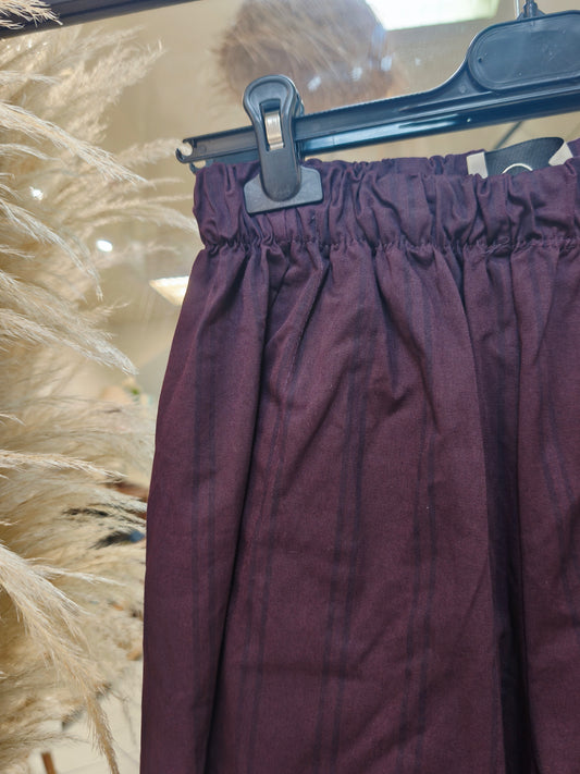 Pantalon Magic Violet Rayé - Johanna Paris