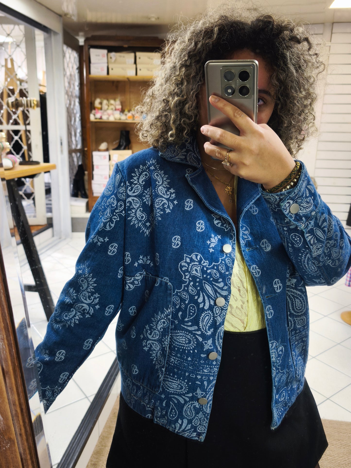 Veste Bandana Jeans Brut Johanna Paris