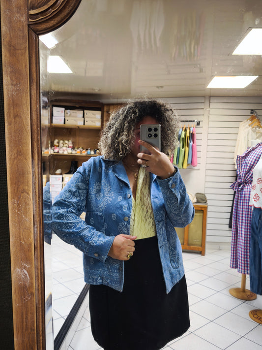 Veste Bandana Jeans Clair Johanna Paris