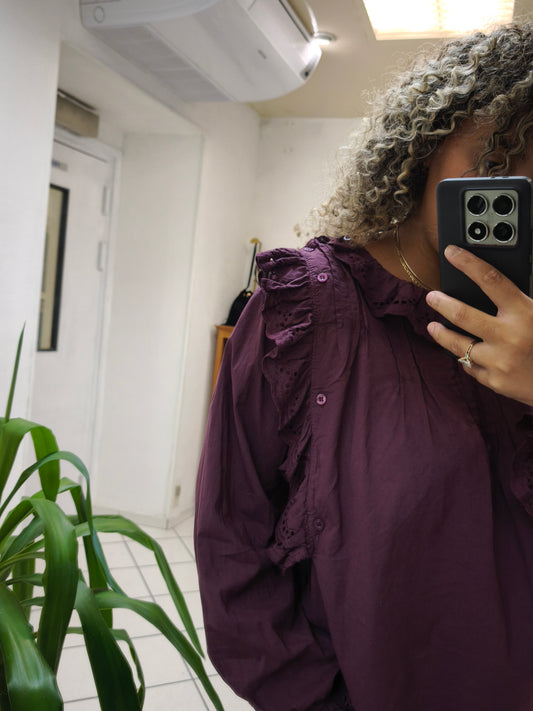 Blouse Léon Prune - Johanna Paris