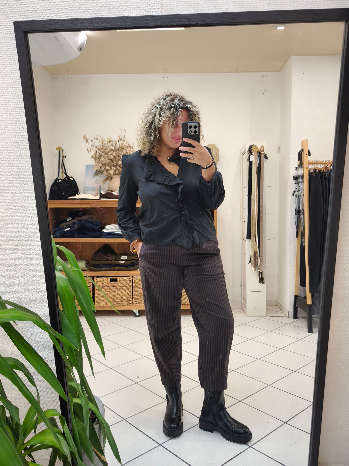 Chemise Maxime Noir - Johanna Paris