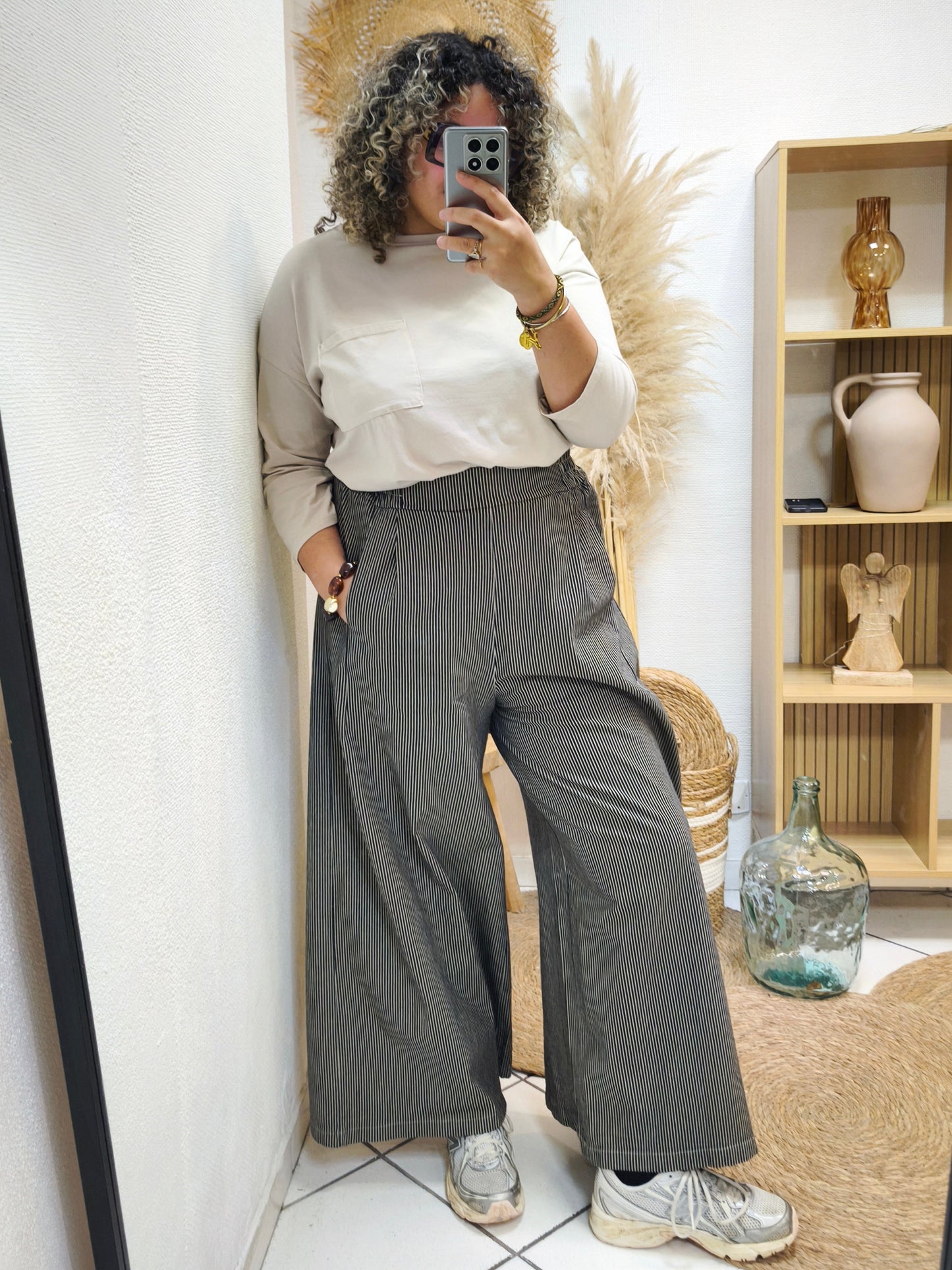 Tee-shirt Lucie Beige Johanna Paris