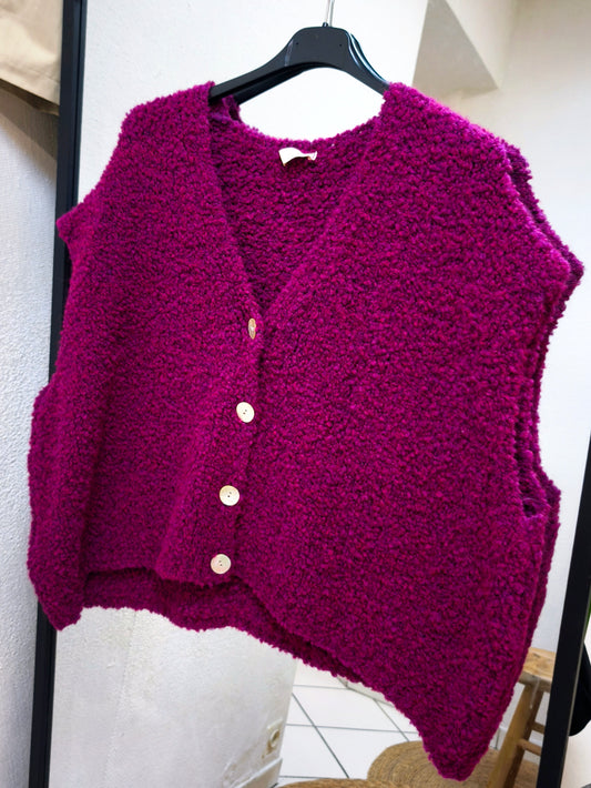Gilet Emma Fuschia