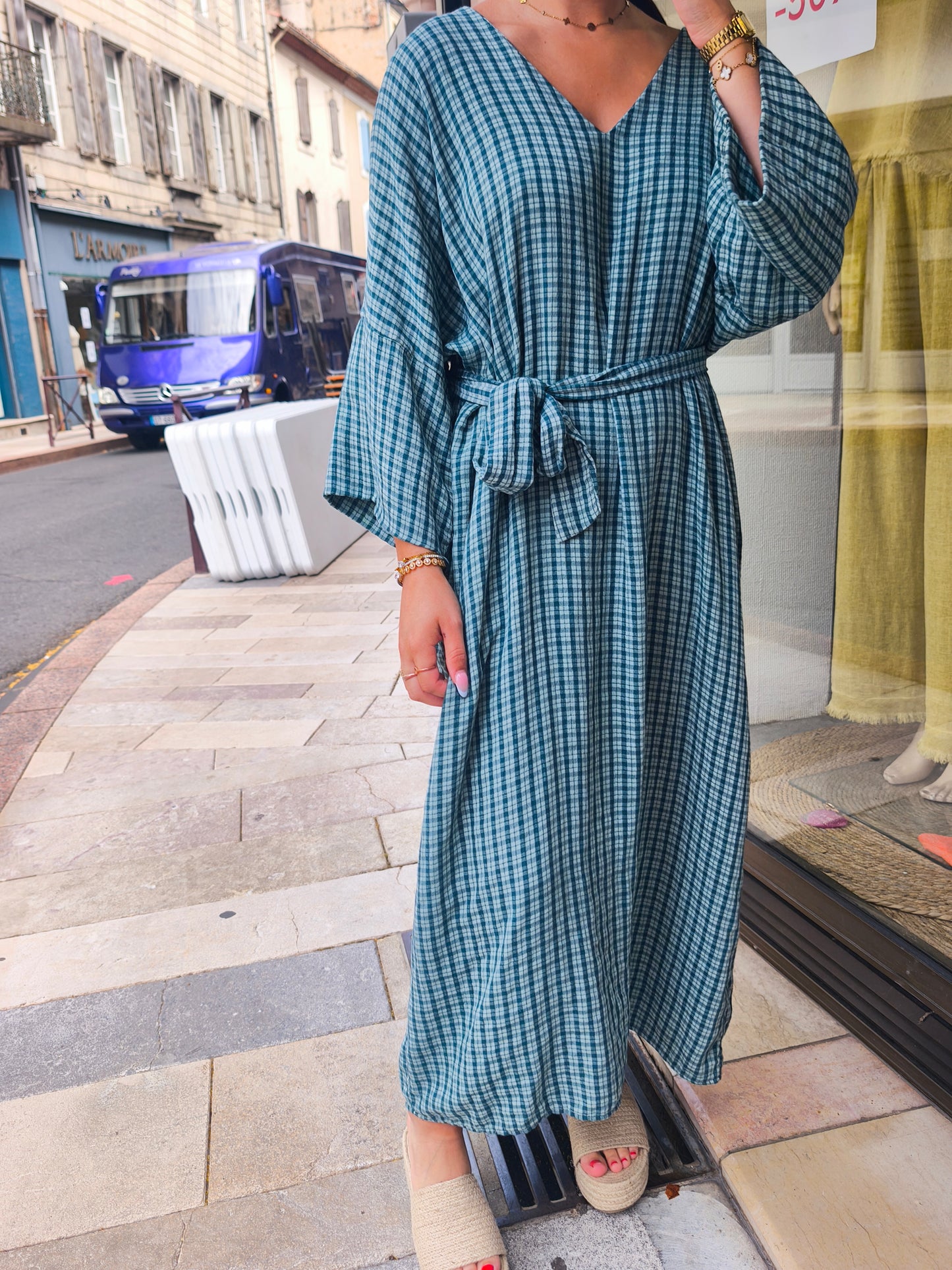 Robe Carreaux - Johanna Paris