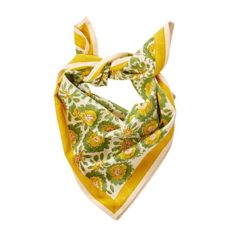 Petit Foulard Indien - Margote Curry - Bonheur du jour Paris