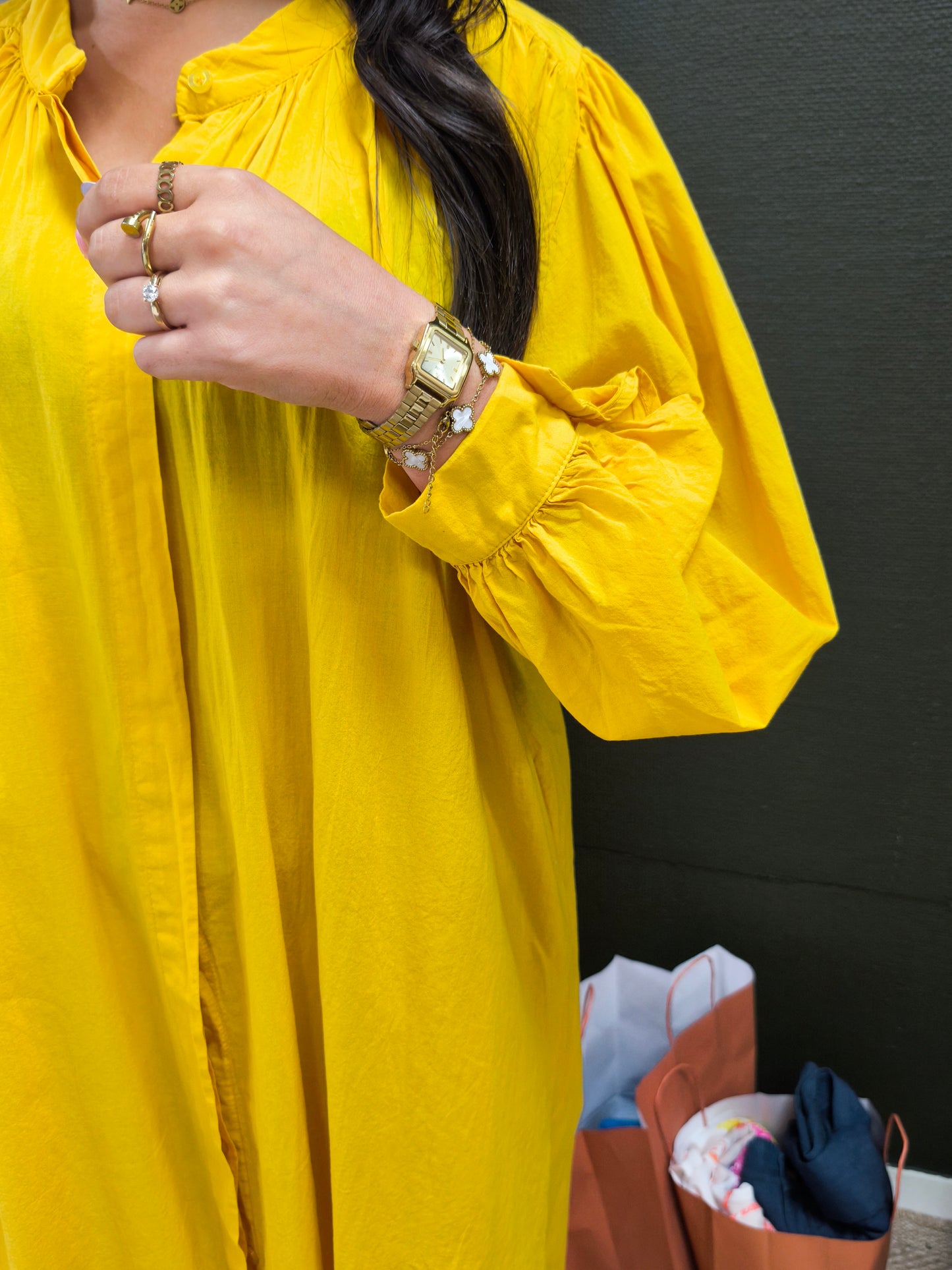 Robe Lisie Moutarde - Johanna Paris