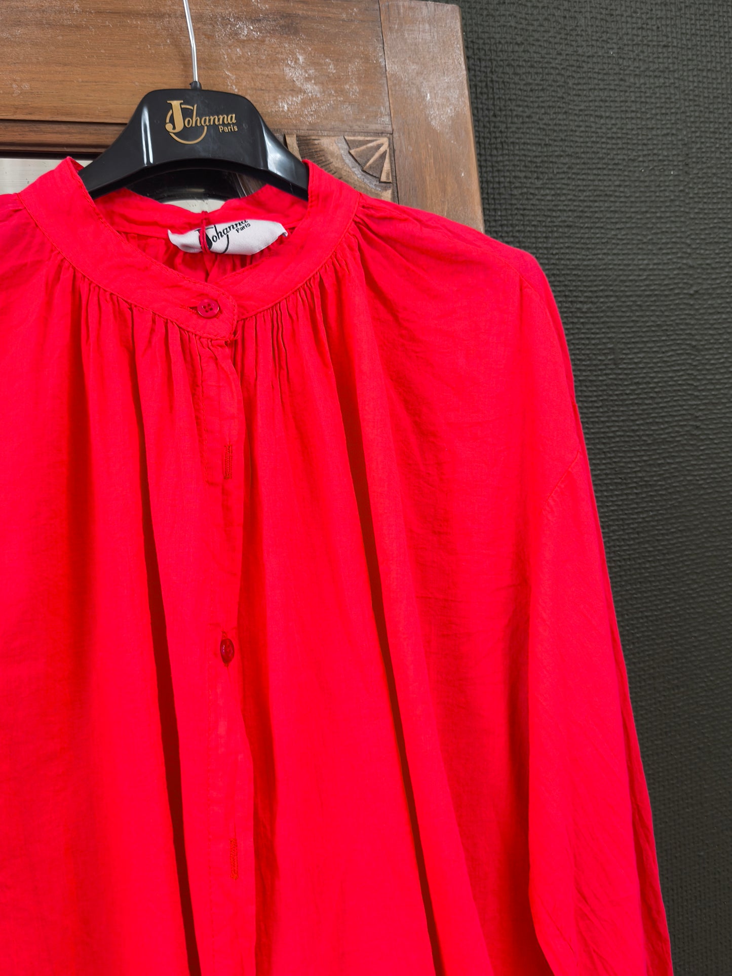 Chemise Peintre rouge Johanna Paris