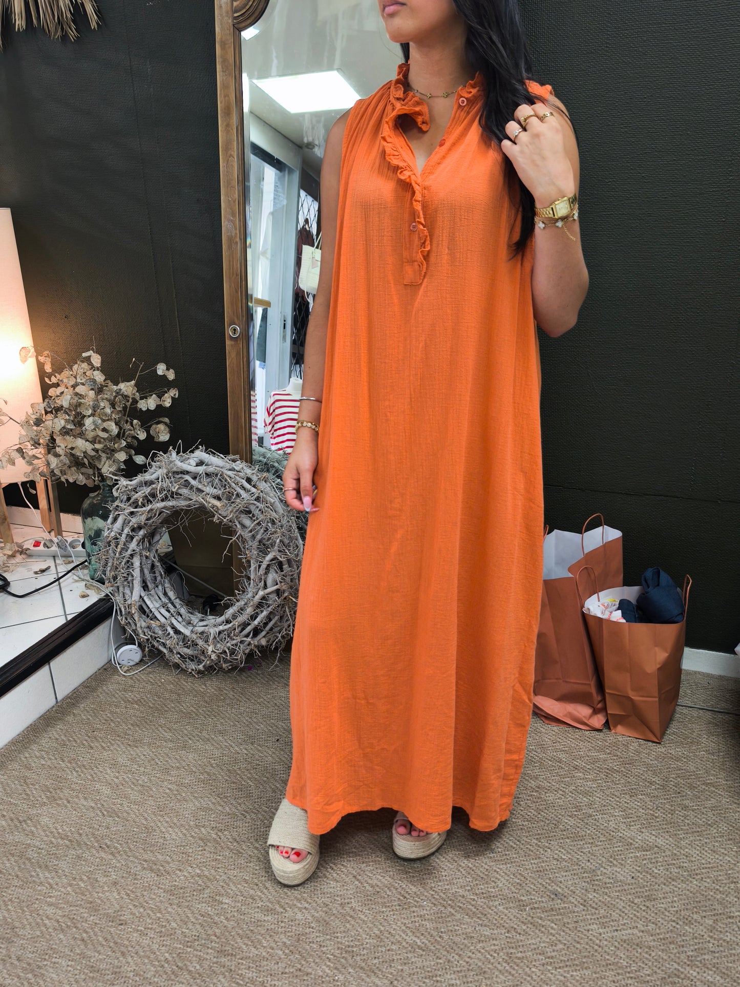 Robe Orange - Johanna Paris