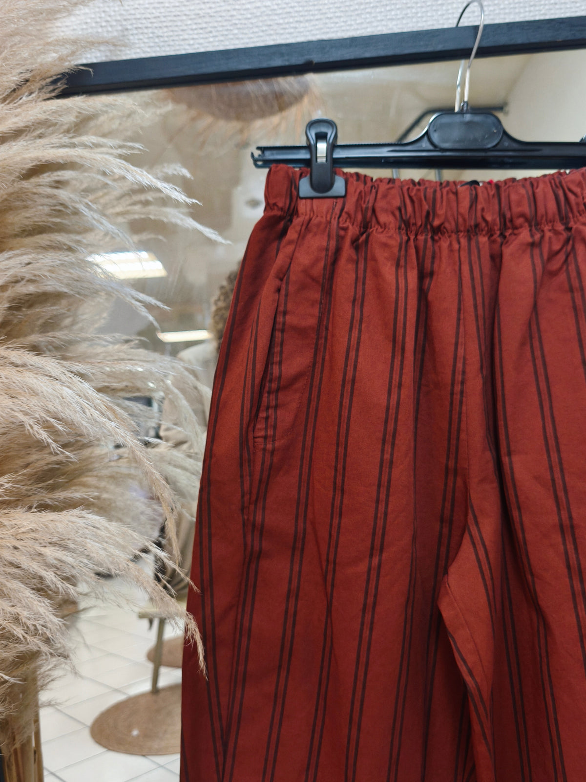 Pantalon Magic Terracotta Rayé - Johanna Paris