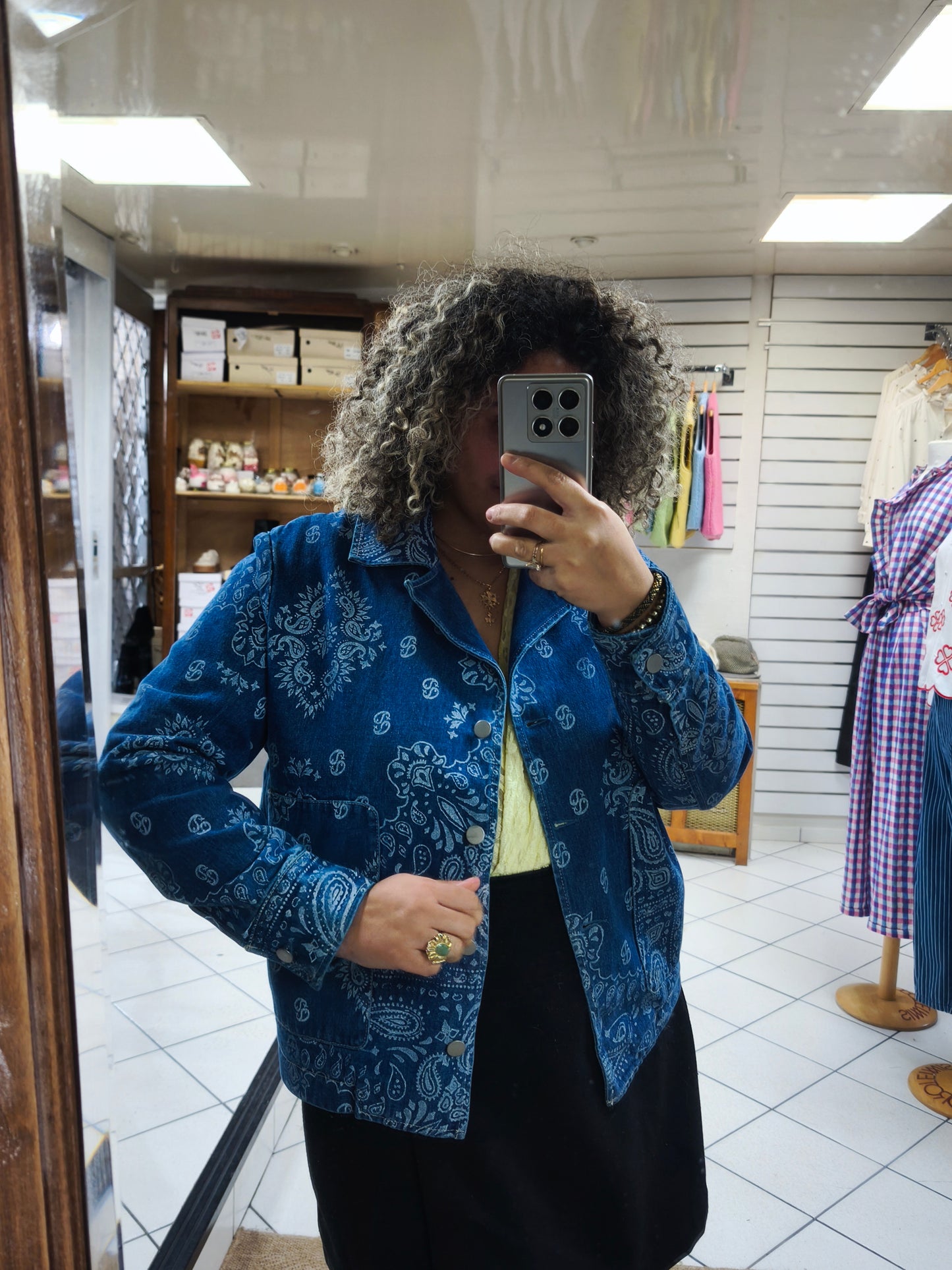 Veste Bandana Jeans Brut Johanna Paris