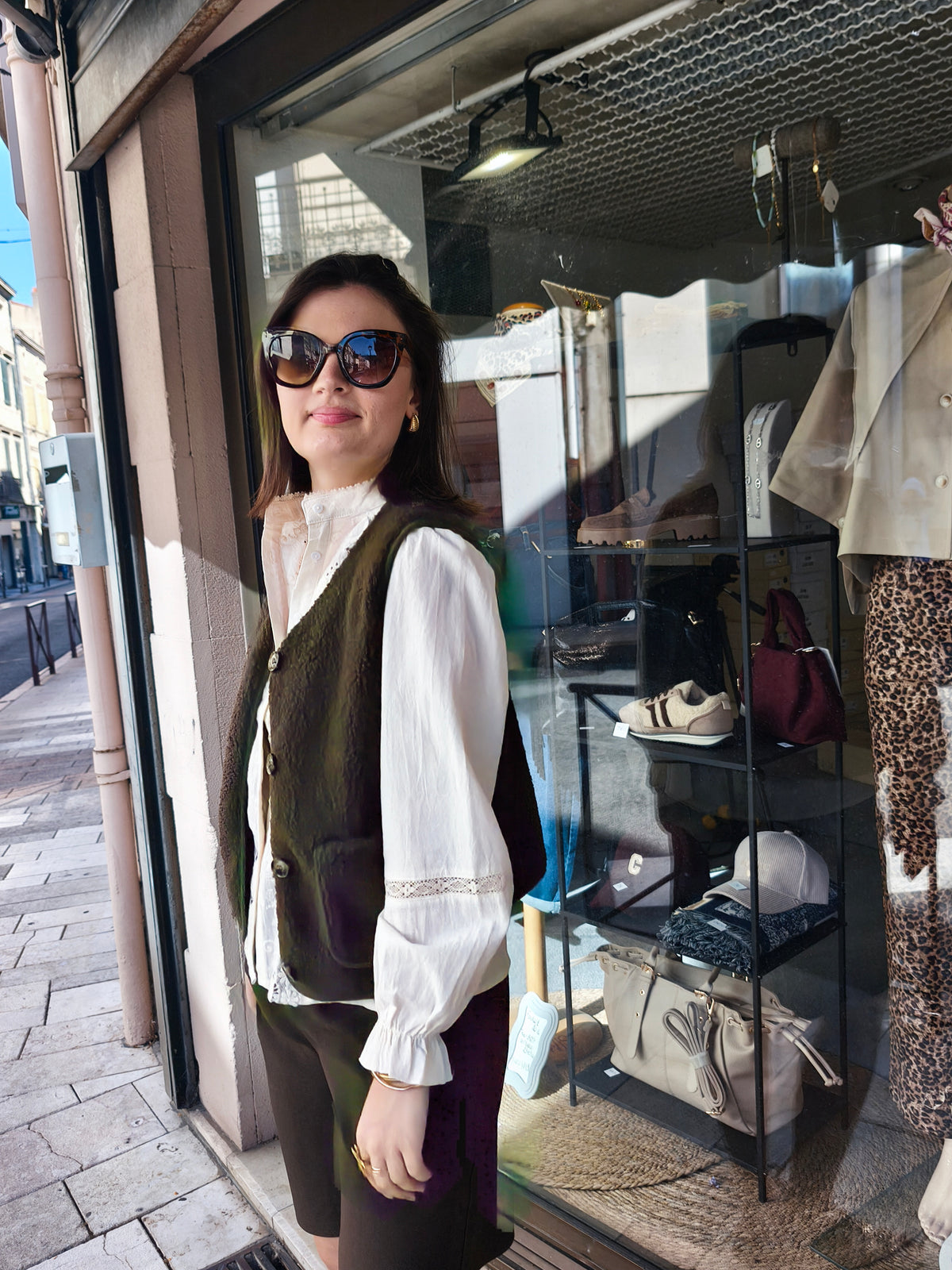Gilet Dora Chocolat