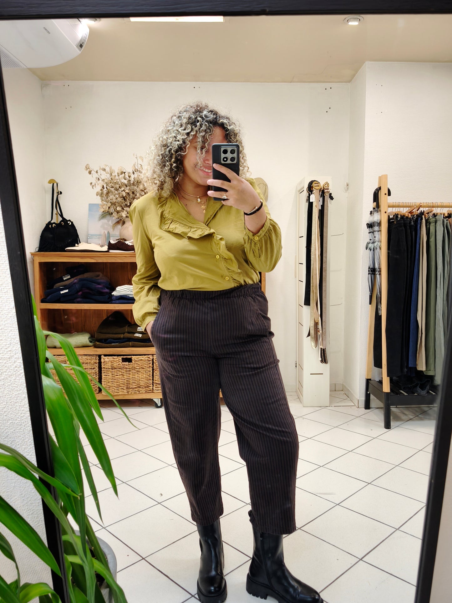 Chemise Maxime Moutarde - Johanna Paris