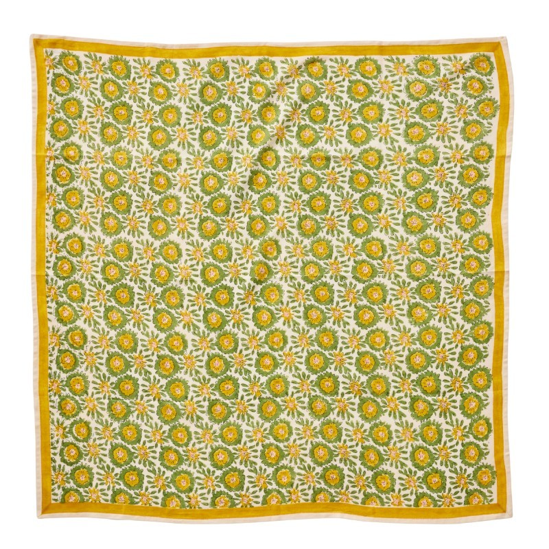 Petit Foulard Indien - Margote Curry - Bonheur du jour Paris