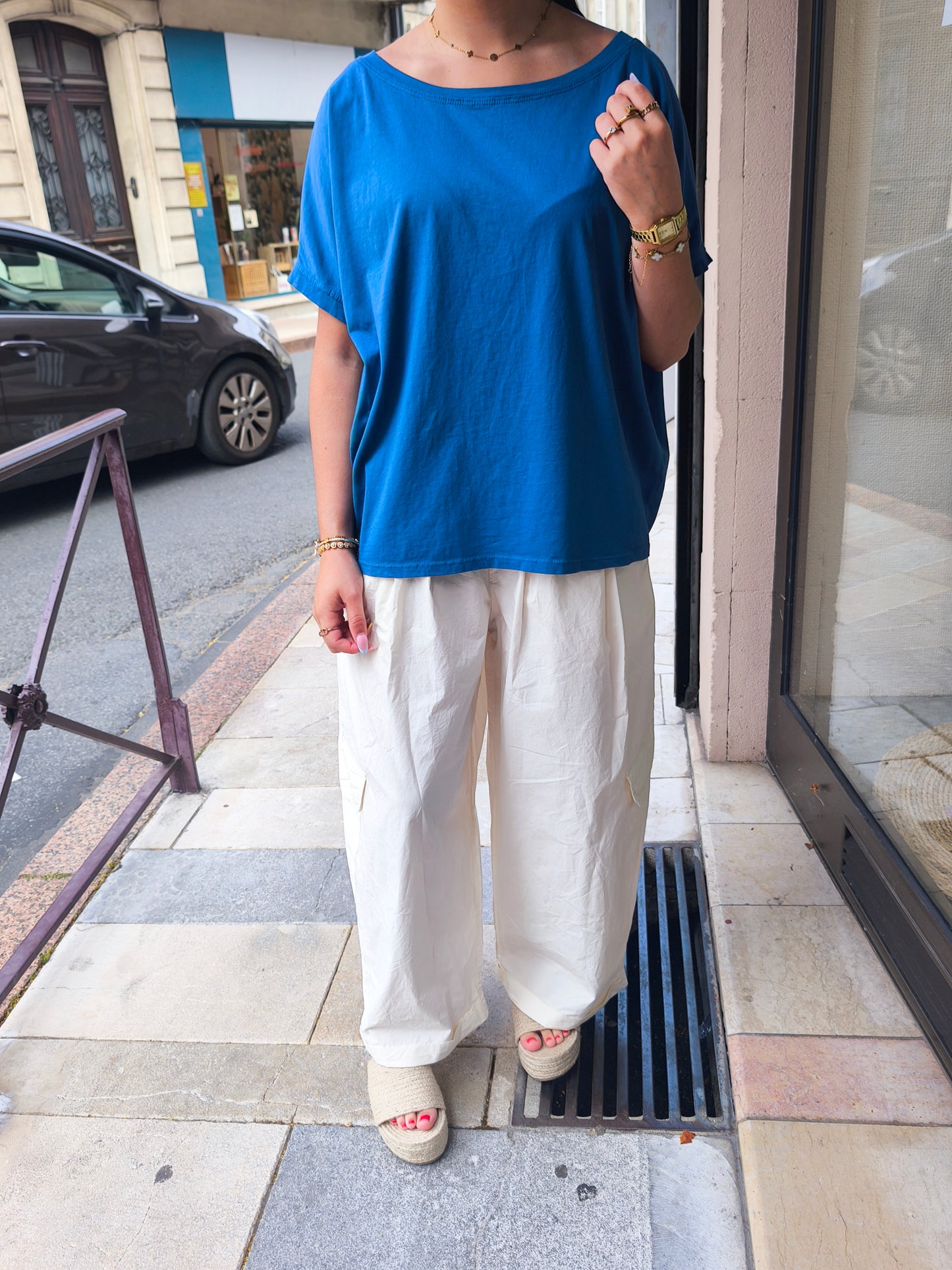 Tee-shirt Biba Marine - Johanna Paris