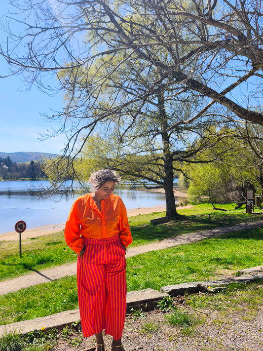 Pantalon Lili Orange - Johanna Paris