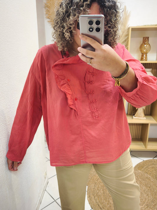 Chemise Saumon Johanna Paris